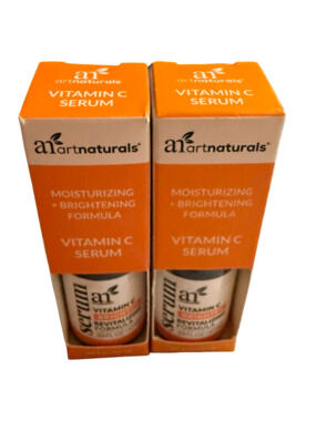 Artnaturals Vitamin C Serum Moisturizing & Brightening Formula .33 oz (Lot of 2)
